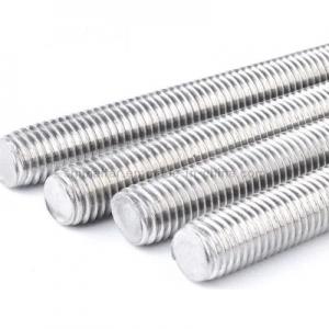 China Carbon Steel M6 Zinc Plated Threaded Rod High Strength supplier