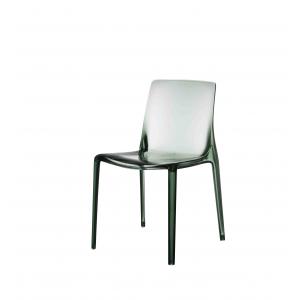 China Plastic Coloured Acrylic Chairs Modern Style For Home Office supplier