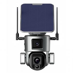 China IP66 Waterproof 4K Solar Powered CCTV Camera For Outdoor Surveillance supplier