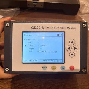 Blasting Vibration Monitoring Equipment Ground Vibration Monitor 35cm / S