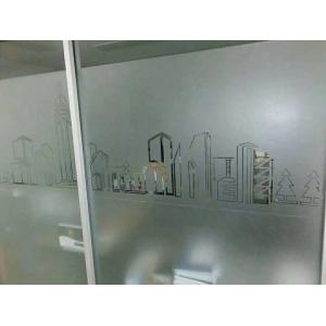 PVC Frosted Self Adhesive Laminating Film Premium Grade For Glass