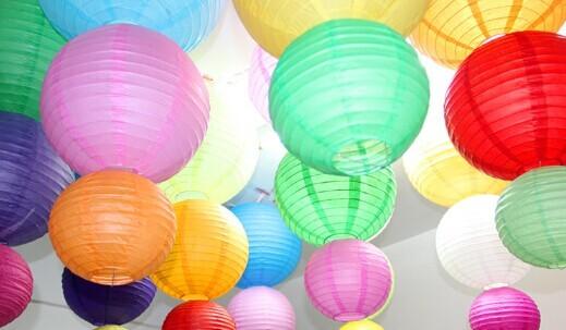 LED Paper lantern，White Lantern Wholesale, Spot Handmade Paper Lanterns, Custom