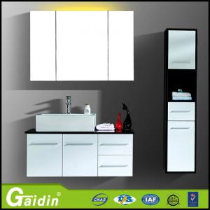 China aluminum alloy high quality make in China new design modern bathroom cabinet with mirror and LED light supplier