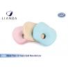 Blue Anti Rollove Baby Memory Foam Pillow Extra Soft Baby Plush Fabric