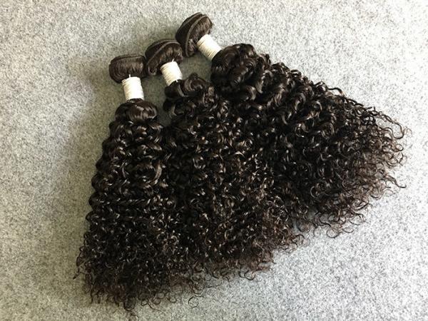 100% Unprocessed Peruvian Remy Hair Extensions Customized Length For Beauty