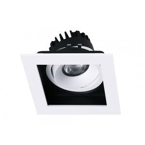 Square Shape 7W Anti Glare LED COB Downlight With Adjustable Beam Angle