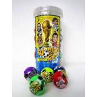 China Funny candy / Football Shape Hard Candy 6g Multi Fruit Flavored Hard Candy In Jars on sale