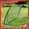 China hot selling door window polycarbonate diy canopy awning shelter canopies with aluminum alu bracket support arm wholesale