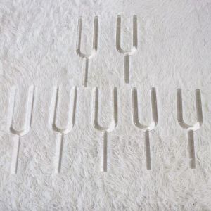 China Crystal tuning fork transparent quartz gentle tapping on the ear for precise tuning and stress relief wholesale