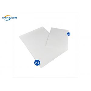 China Double Sides Matte PET DTF Film A3 A4 For Heat Transfer Printing supplier