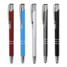 Office Metal Ballpoint Pen 2 in 1 Multifunctional Aluminum Screen Stylus Ballpoint Pen