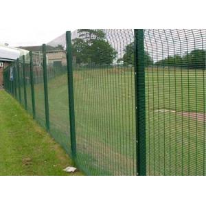 OHSAS Steel Safety Fence 4.5mm PVC Coated Wire Fence For Jail