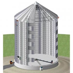 Galvanized Steel Flat Bottom Bin Grain Storage Silo for Long-Term Grain Preservation