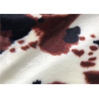 China S Wave Animal Printed Velboa Sofa Velvet Upholstery Fabric 100% Polyester on sale
