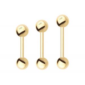 Arcade Gold Body Piercing Jewelry Earrings Polishing Cut for Cartilage OEM ODM