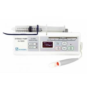 China Medical Portable Single - Use Syringe Pump Infusion Rate 1~99mm / hr Using 3 AA Batteries supplier