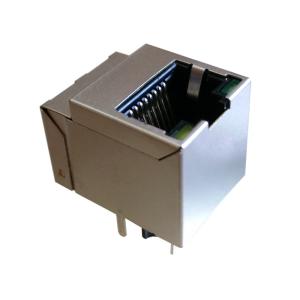 China Conector magnético vertical do Ethernet 10/100BASE-TX de HFJV1-2450-L15RL RJ45 Jack supplier