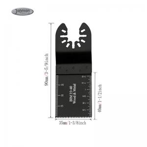 China 35*40mm BIM   oscillating multi tool blades for cutting nails supplier