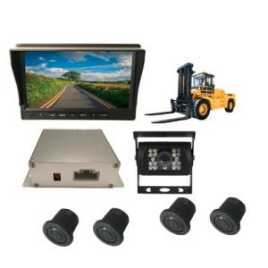 Forklift Safety System with 7 inch Monitor Back Camera and Sensor for  Long detection distance Waterproof, anti-seismic,