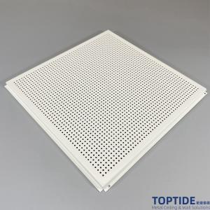 Decorative Steel 2x2 Acoustical Ceiling Tiles Acoustic Building Open Tee Grid Aluminum Materials