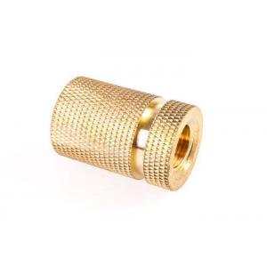 Customized Design Brass Knurled Nut / Small Brass Fasteners For Micro Motors