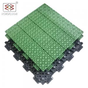 China Skin Textured Polypropylene Floor Tiles 1.81cm Slip Resistant Basketball Court Tiles supplier