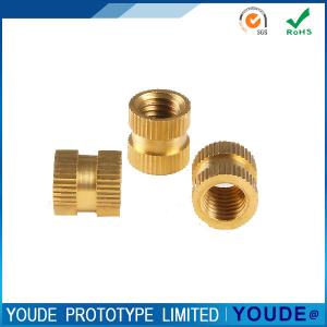 China Rapid Prototyping Production , Rapid Prototyping Tools Brass Nuts With Polishing supplier