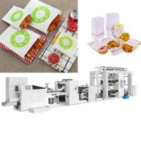 China 26kw PLC Automtic Small Paper Bag Manufacturing Unit 175mm-715mm Cutting Length on sale