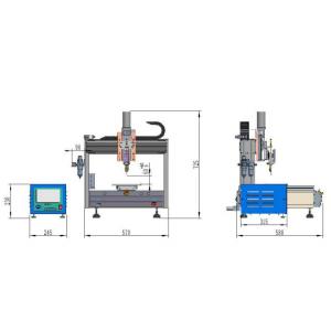 Type K Plastic Heat Staking XYZ Axis Hot Riveting Machine Pulse Plastic Riveting For Automative