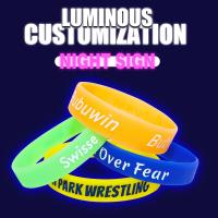 China Silk Screen Printing Rubber Wristbands For Advertising on sale