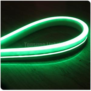 China 220v 2835 120 leds neon tube 11x19mm green color slim led neon flex outdoor flat surface supplier