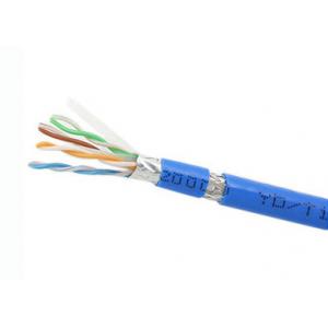 23 AWG Conductor Copper Lan Cable Cat6 SFTP Cable UL Listed Flame Resistance