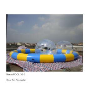 China Inflatable pool / inflatable water pool / giant round pool with water ball supplier