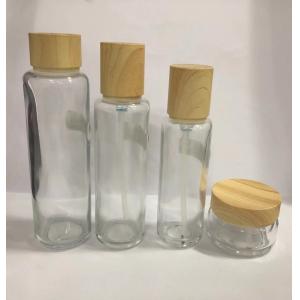 Skin Care Glass Cosmetic Packaging Lotion Bottle Cream Jar Safe Eco Friendly Cosmetic Containers