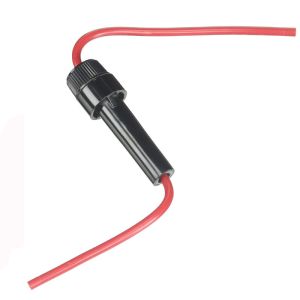 China InLine 14 AWG 20A type de baïonnette porteuse de fusible en verre pour 1/4 de pouce 1/4 "x1-1/4" 6 * 30mm fusible wholesale