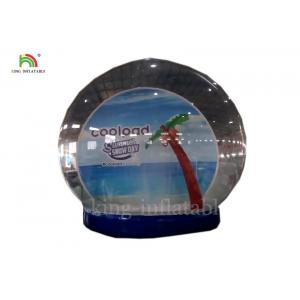 4 m Human Size Inflatable Advertising Snowballs / Blow Up Snow Globe