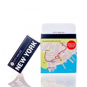 China New York Map Cosmetic Packaging Box Card And Gloss Paper supplier