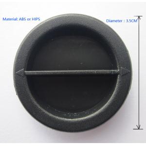 Green material ABS or HIPS lid for piggy bank , money bank , diameter 3.5 cm