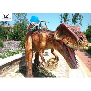 China Moving Large Ride On Dinosaur 4 Meters Long For Outdoor / Indoor Amusement Facility wholesale