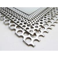 China Decorative Hexagonal Hole Perforated Metal Mesh Rolled Edge on sale