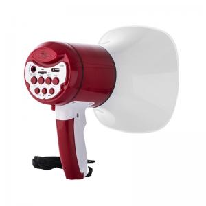 China 15W Rechargeable Plastic Megaphone with Communication Optical Input and Display Screen NO supplier
