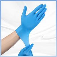 China Wholesale Nitrile Gloves Customized 9 Inches Disposable Nitrile Glove Thickness For Hand Protection on sale
