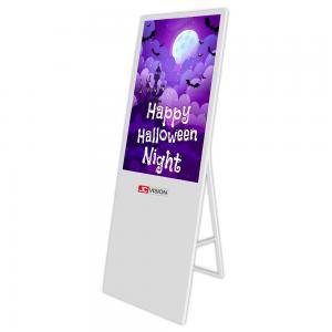 Retail 43inch Portable Advertising Kiosks Displays Android LCD Digital Signage Display