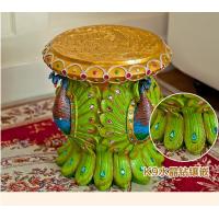 Household adornment auspicious peacock stool