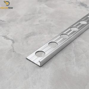 Internal Tile Trim Aluminium Edge Trim Brushing Finish Slver Color 2300mm