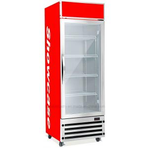 China 350L Saving-energy Low Noise Commercial Fridge / Auto Defrost Refrigerated Display Cooler / Beverage Cooler supplier