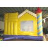 China Waterproof Funny Inflatable Jump House 5 X 5m , Kids Bounce House Silk Printing wholesale