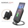 China 2 Coils Fast Charger Vertical Pad 9v 15W N900 Qi Standard Wireless Charger wireless fast charger stand wholesale