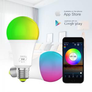 E26 Smart Wifi LED Bulb 5w 10w 15w Remote Control RGB Memory Function Voice Activated Led Lights