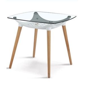 China La table blanche rectangulaire/table en plastique/table moderne/table en verre/table de loisirs/table récréationnelle/discutent la table supplier